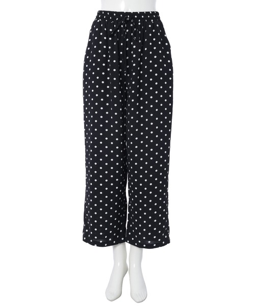 fifth（フィフス）の「ドット柄ドロストルーズパンツ（その他パンツ・レディース・ブラック・M）」の20枚目の写真
