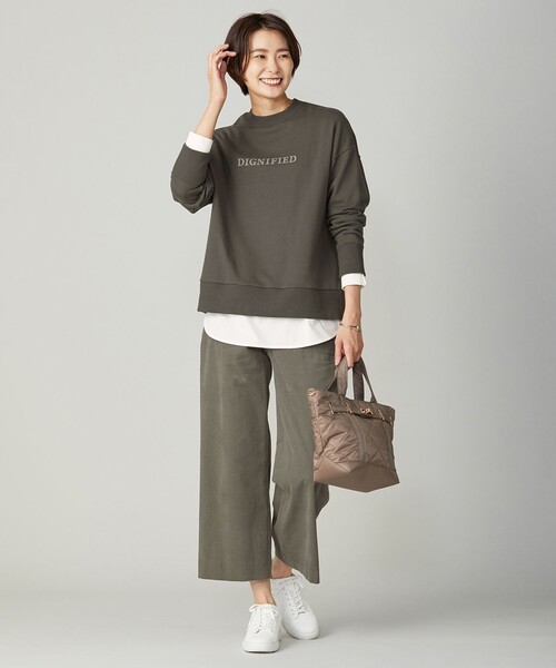 J.PRESS(ジェイプレス)の「【WEB限定】URAKE LOGO スウェット(Tシャツ/カットソー・レディース・グレー系/ブラウン系/スカイブルー系・MEDIUM/LARGE)」の5枚目の写真