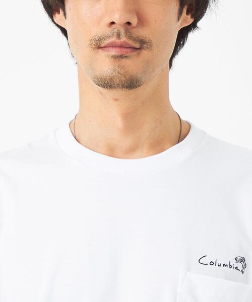 Jonas Claesson（ジョナスクレアッソン）の「＜Columbia × Jonas Claesson＞CREST 半袖 Tシャツ カットソー（Tシャツ/カットソー・メンズ・ホワイト/ダークグリーン・M/L）」の6枚目の写真