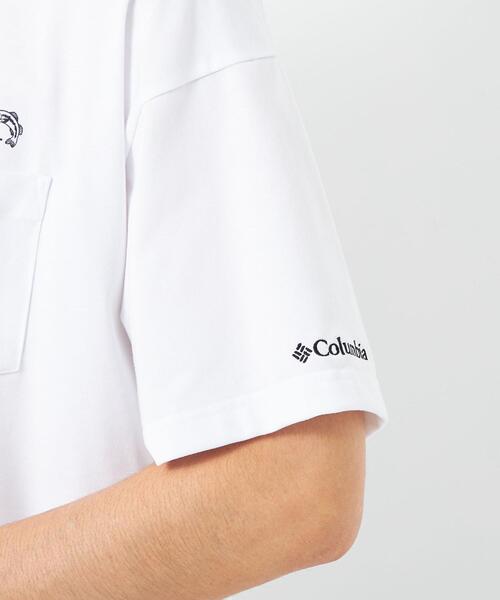 Jonas Claesson（ジョナスクレアッソン）の「＜Columbia × Jonas Claesson＞CREST 半袖 Tシャツ カットソー（Tシャツ/カットソー・メンズ・ホワイト/ダークグリーン・M/L）」の7枚目の写真