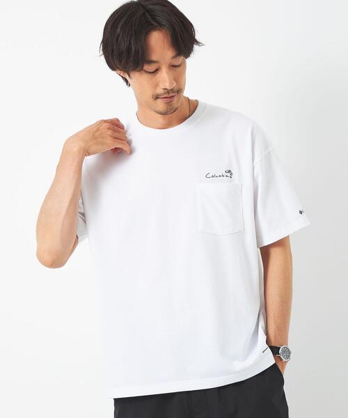 Jonas Claesson（ジョナスクレアッソン）の「＜Columbia × Jonas Claesson＞CREST 半袖 Tシャツ カットソー（Tシャツ/カットソー・メンズ・ホワイト/ダークグリーン・M/L）」の12枚目の写真
