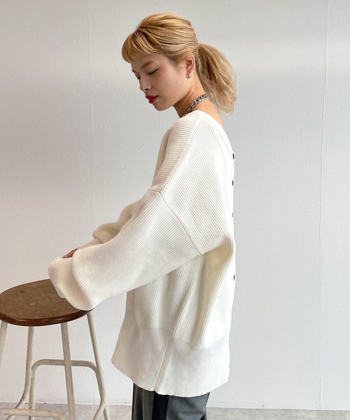 w closet（ダブルクローゼット）の「【2WAY】BIGカーディガン