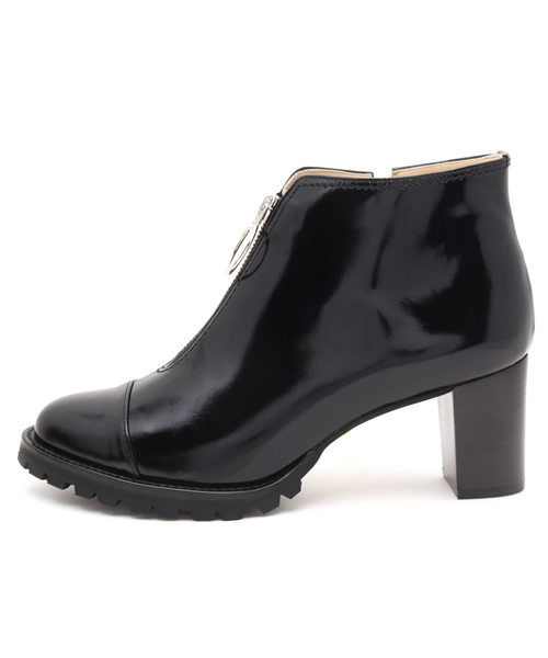 HYSTERIC GLAMOUR（ヒステリックグラマー）の「CENTER ZIP アンクルブーツ（ブーツ・レディース・ベージュ/インディゴブルー/ブラック・23cm/24cm/25cm）」の4枚目の写真