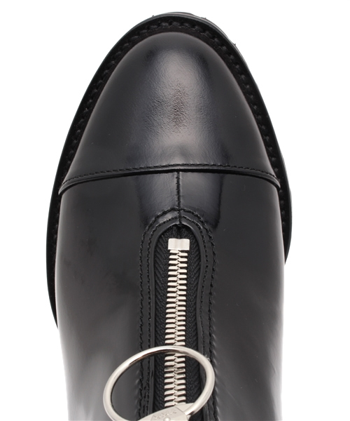 HYSTERIC GLAMOUR（ヒステリックグラマー）の「CENTER ZIP アンクルブーツ（ブーツ・レディース・ベージュ/インディゴブルー/ブラック・23cm/24cm/25cm）」の7枚目の写真