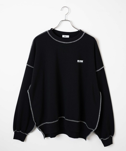 【正規品】GRAF & WUゴースト 刺繍 トレーナー　Mサイズ 黒 GRAF&WU グラフアンドウー スウェット おばけ 刺繍 オーバー