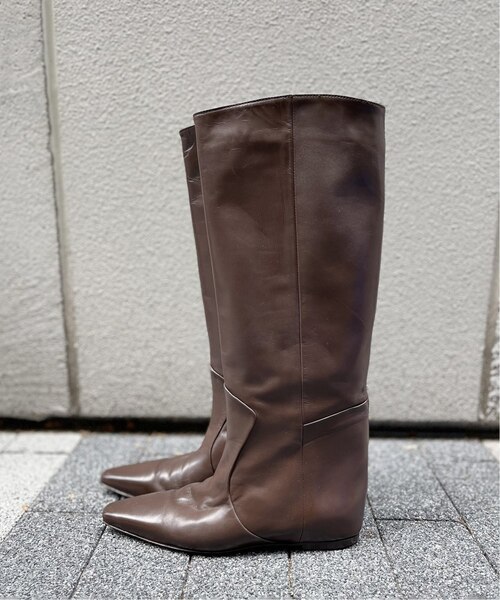 CORSO ROMA，9（コルソローマ）の「≪追加≫【CORSO ROMA9/コルソローマノーヴェ】ロングブーツ（ブーツ・レディース・ブラック/ブラウン/チョコ・38/39/36/37）」の3枚目の写真
