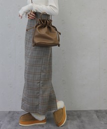 Per sist ence（パーシエンス）の「Per sist ence/パーシエンス　グレンチェックIラインスカート（スカート）」