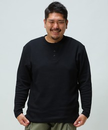 ヘンリーネック ロング Tシャツ