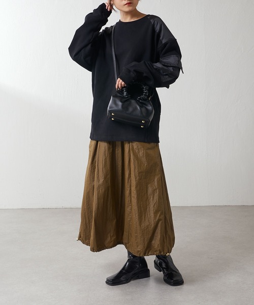 Lui's（ルイス）の「ミリタリーデザイン裏毛プルオーバー（スウェット・レディース・ブラック/ベージュ/カーキ・FREE）」の20枚目の写真