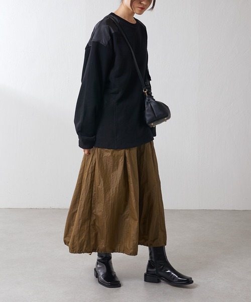 Lui's（ルイス）の「ミリタリーデザイン裏毛プルオーバー（スウェット・レディース・ブラック/ベージュ/カーキ・FREE）」の22枚目の写真