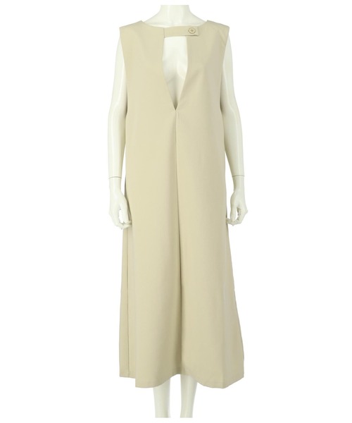 Settimissimo（セッティミッシモ）の「2WAY深Vネックワンピース（ワンピース・レディース・ブラック/アイボリー・FREE）」の13枚目の写真