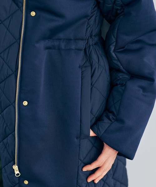 BARNYARDSTORM（バンヤードストーム）の「BARNYARDSTORM / キルティングドッキングコート（ブルゾン・レディース・ブラック/ネイビー・1/2/0/00）」の3枚目の写真