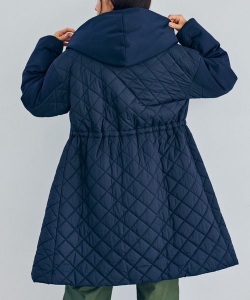 BARNYARDSTORM（バンヤードストーム）の「BARNYARDSTORM / キルティングドッキングコート（ブルゾン・レディース・ブラック/ネイビー・1/2/0/00）」の17枚目の写真