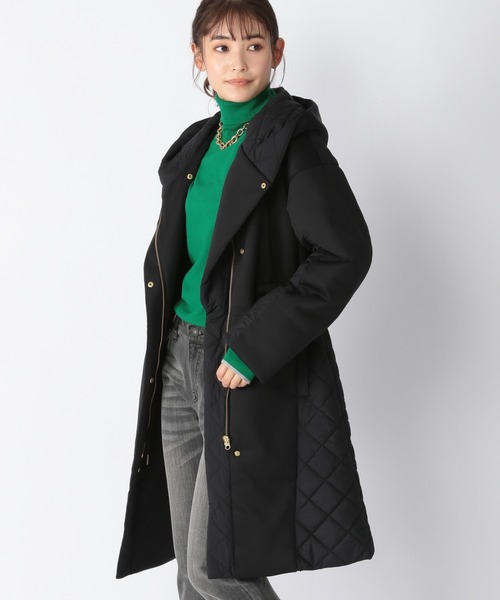 BARNYARDSTORM（バンヤードストーム）の「BARNYARDSTORM / キルティングドッキングコート（ブルゾン・レディース・ブラック/ネイビー・1/2/0/00）」の13枚目の写真