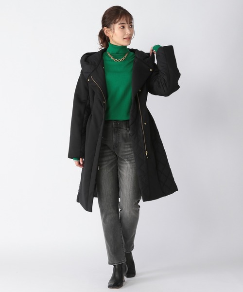 BARNYARDSTORM（バンヤードストーム）の「BARNYARDSTORM / キルティングドッキングコート（ブルゾン・レディース・ブラック/ネイビー・1/2/0/00）」の21枚目の写真