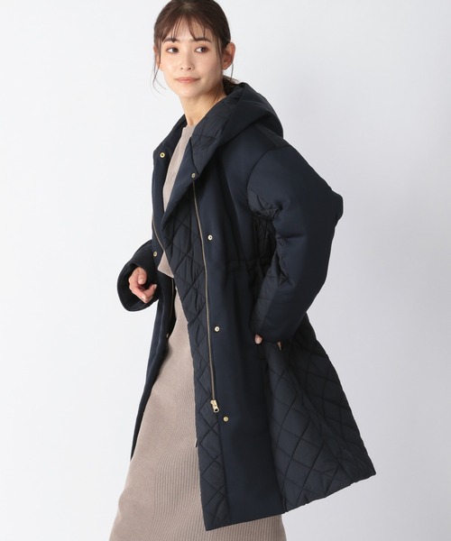 BARNYARDSTORM（バンヤードストーム）の「BARNYARDSTORM / キルティングドッキングコート（ブルゾン・レディース・ブラック/ネイビー・1/2/0/00）」の18枚目の写真
