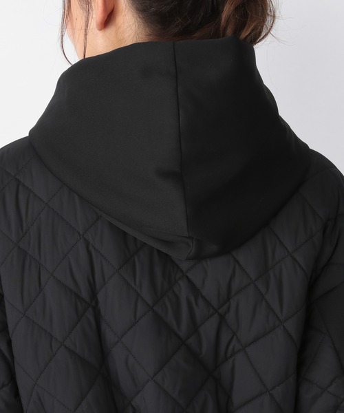 BARNYARDSTORM（バンヤードストーム）の「BARNYARDSTORM / キルティングドッキングコート（ブルゾン・レディース・ブラック/ネイビー・1/2/0/00）」の12枚目の写真