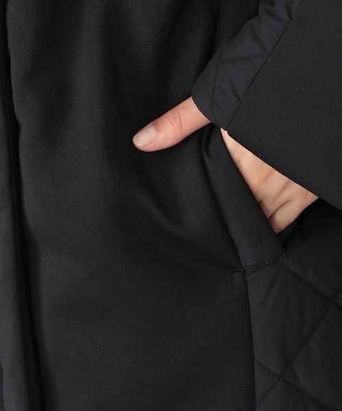 BARNYARDSTORM（バンヤードストーム）の「BARNYARDSTORM / キルティングドッキングコート（ブルゾン・レディース・ブラック/ネイビー・1/2/0/00）」の6枚目の写真