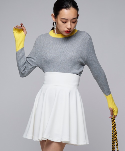 Narcissus（ナルシス）の「【Narcissus】ハイウエストミニスカート（スカート・レディース・ホワイト/ブラック・FREE）」の16枚目の写真