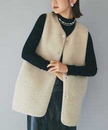 RIVE DROITE | 新鮮さのある2wayベスト/リバーシブルボアベスト(ベスト)