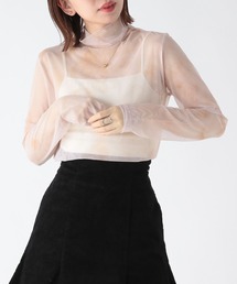 総柄シアーカットソー 173739