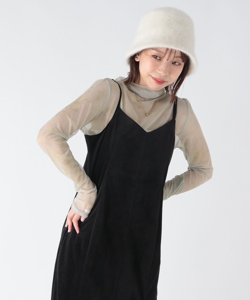 Heather(ヘザー)の「総柄シアーカットソー 173739(Tシャツ/カットソー・レディース・グリーン/ピンク/ブルーグレー・FREE)」の11枚目の写真