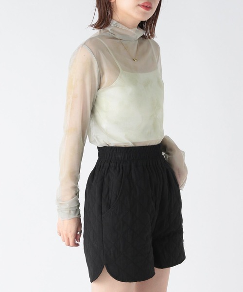 Heather(ヘザー)の「総柄シアーカットソー 173739(Tシャツ/カットソー・レディース・グリーン/ピンク/ブルーグレー・FREE)」の12枚目の写真