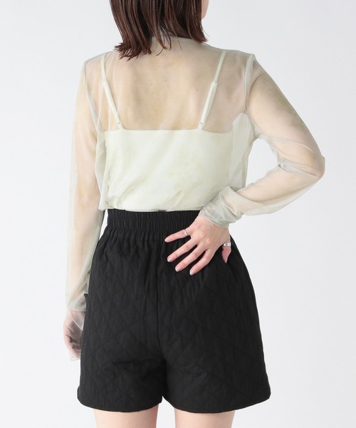 Heather(ヘザー)の「総柄シアーカットソー 173739(Tシャツ/カットソー・レディース・グリーン/ピンク/ブルーグレー・FREE)」の13枚目の写真