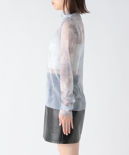 Heather(ヘザー)の「総柄シアーカットソー 173739(Tシャツ/カットソー・レディース・グリーン/ピンク/ブルーグレー・FREE)」の15枚目の写真