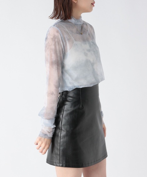 Heather(ヘザー)の「総柄シアーカットソー 173739(Tシャツ/カットソー・レディース・グリーン/ピンク/ブルーグレー・FREE)」の17枚目の写真