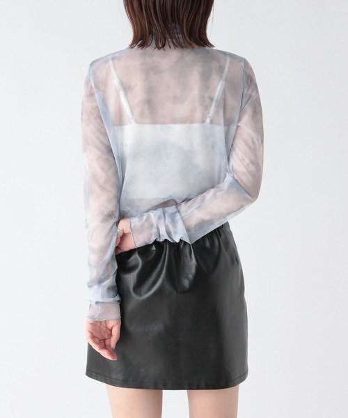 Heather(ヘザー)の「総柄シアーカットソー 173739(Tシャツ/カットソー・レディース・グリーン/ピンク/ブルーグレー・FREE)」の18枚目の写真