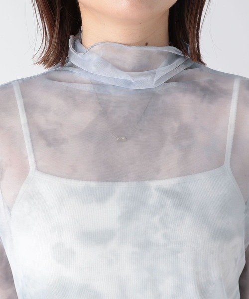 Heather(ヘザー)の「総柄シアーカットソー 173739(Tシャツ/カットソー・レディース・グリーン/ピンク/ブルーグレー・FREE)」の19枚目の写真