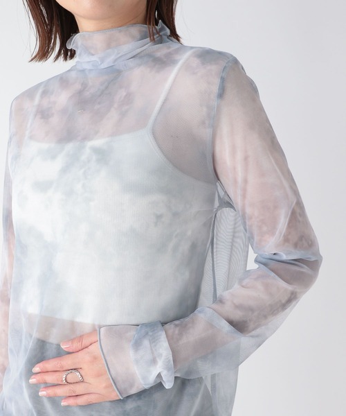 Heather(ヘザー)の「総柄シアーカットソー 173739(Tシャツ/カットソー・レディース・グリーン/ピンク/ブルーグレー・FREE)」の20枚目の写真