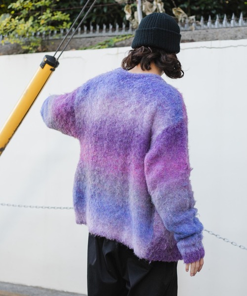 WEGO(ウィゴー)の「WEGO/グラデーションBIGカーディガン(カーディガン/ボレロ・メンズ・その他1/その他5/その他3/その他4/その他2・LARGE/MEDIUM)」の8枚目の写真