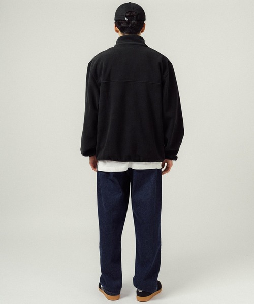 Ressaca（レサーカ）の「オーバーサイズ マイクロフリース スナップボタンスタンドカラープルオーバー（スウェット・メンズ・ブラック/オートミール/モカ/グリーン・M/L）」の19枚目の写真