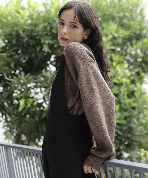 LAKOLE(ラコレ)の「3Gスフレタッチパフスリーブプルオーバー / 295186(ニット/セーター・レディース・ライトグレー/オレンジ/ブルー/モカ/アイボリー・SMALL/MEDIUM)」の18枚目の写真