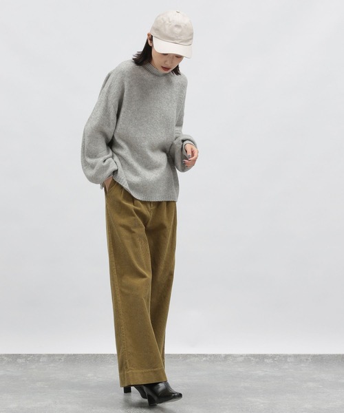 LAKOLE(ラコレ)の「3Gスフレタッチパフスリーブプルオーバー / 295186(ニット/セーター・レディース・ライトグレー/オレンジ/ブルー/モカ/アイボリー・SMALL/MEDIUM)」の14枚目の写真