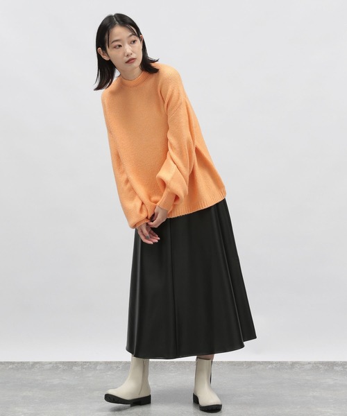 LAKOLE(ラコレ)の「3Gスフレタッチパフスリーブプルオーバー / 295186(ニット/セーター・レディース・ライトグレー/オレンジ/ブルー/モカ/アイボリー・SMALL/MEDIUM)」の15枚目の写真