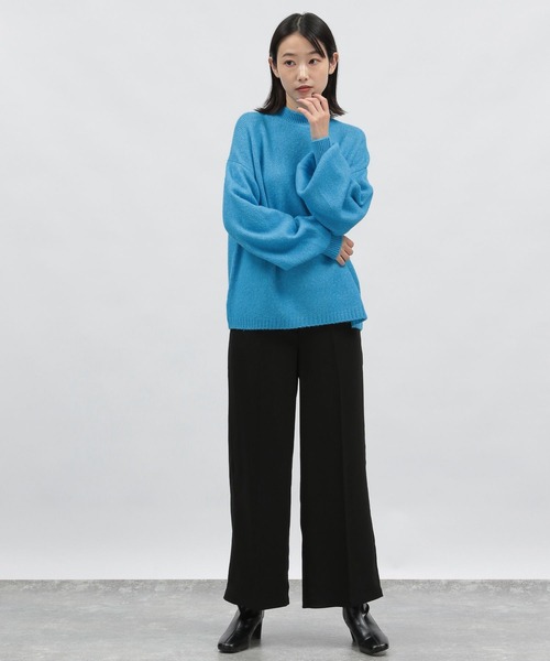 LAKOLE(ラコレ)の「3Gスフレタッチパフスリーブプルオーバー / 295186(ニット/セーター・レディース・ライトグレー/オレンジ/ブルー/モカ/アイボリー・SMALL/MEDIUM)」の21枚目の写真