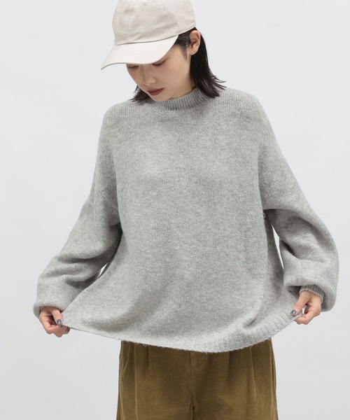 LAKOLE(ラコレ)の「3Gスフレタッチパフスリーブプルオーバー / 295186(ニット/セーター・レディース・ライトグレー/オレンジ/ブルー/モカ/アイボリー・SMALL/MEDIUM)」の9枚目の写真