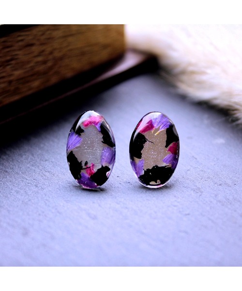 tone(トーン)の「【Willija】金属アレルギー対応《F.mirrors collection》フラワーピアス大(MA)(ピアス(両耳用)・レディース・その他4/その他6/その他1/その他2/その他3/その他5/その他7・FREE)」の3枚目の写真
