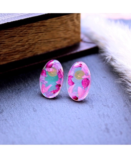 tone(トーン)の「【Willija】金属アレルギー対応《F.mirrors collection》フラワーピアス大(MA)(ピアス(両耳用)・レディース・その他4/その他6/その他1/その他2/その他3/その他5/その他7・FREE)」の6枚目の写真