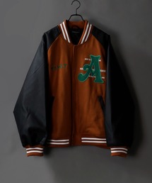 raglan sleeves oversize patch Stadium Jacket/ラグランスリーブ オーバーサイズ ワッペン スタジアムジャケット/スタジャン