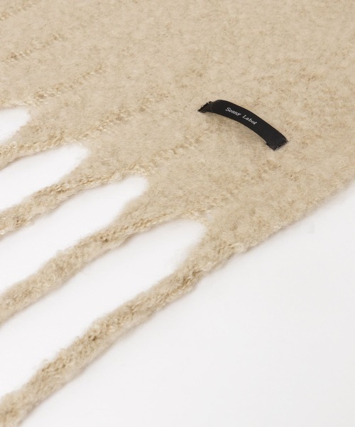 URBAN RESEARCH Sonny Label（アーバンリサーチサニーレーベル）の「フラッフィーボリュームマフラー（マフラー・レディース・ブルー/ベージュ/ブラック/カーキ・FREE）」の14枚目の写真