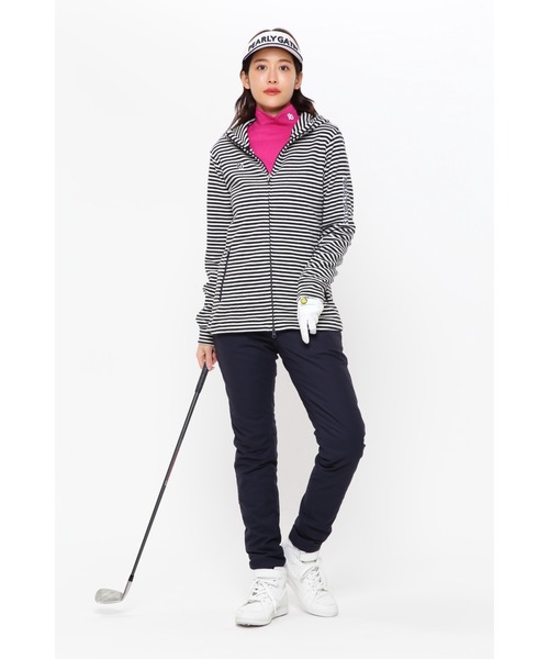 PEARLY GATES】ナイロンタスランストレッチグログラン中綿パンツ