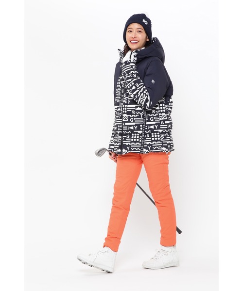 PEARLY GATES】ナイロンタスランストレッチグログラン中綿パンツ