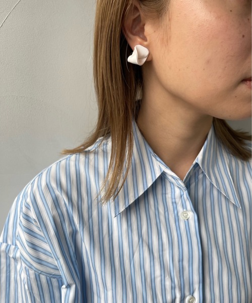 SANSeLF(サンセルフ)の「white asymmetry pierce【SANSeLF】sanak23s006(ピアス(両耳用)・レディース・A/B・FREE)」の18枚目の写真