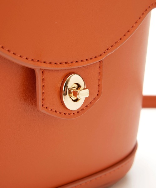 TREASURE TOPKAPI（トレジャートプカピ）の「【雑誌掲載】【TREASURE TOPKAPI】 バンブーハンドル クラシック バニティ バッグ（ハンドバッグ・レディース・オレンジ/ブラウン/ブラック・FREE）」の5枚目の写真