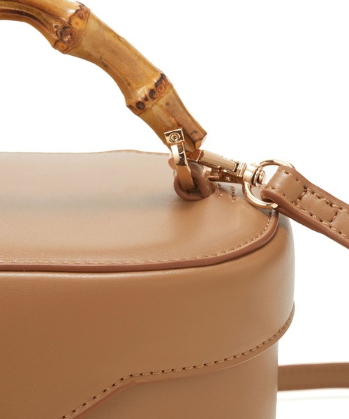 TREASURE TOPKAPI（トレジャートプカピ）の「【雑誌掲載】【TREASURE TOPKAPI】 バンブーハンドル クラシック バニティ バッグ（ハンドバッグ・レディース・オレンジ/ブラウン/ブラック・FREE）」の10枚目の写真