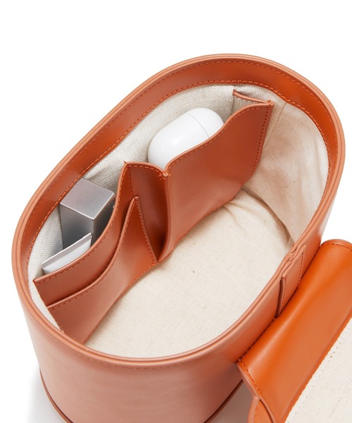 TREASURE TOPKAPI（トレジャートプカピ）の「【雑誌掲載】【TREASURE TOPKAPI】 バンブーハンドル クラシック バニティ バッグ（ハンドバッグ・レディース・オレンジ/ブラウン/ブラック・FREE）」の17枚目の写真